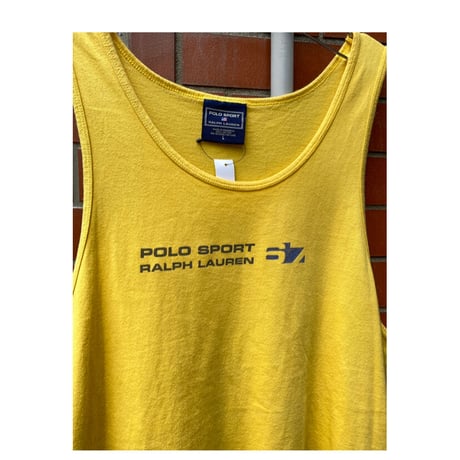 [USED] OLD "POLO SPORT"タンクトップ yellow