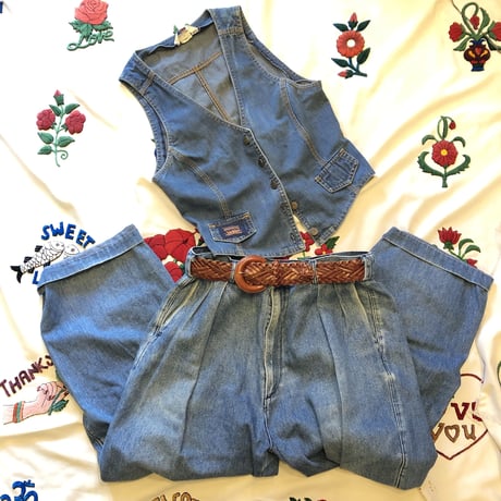 [USED] 70's Levis Ladys DENIM VEST ♡