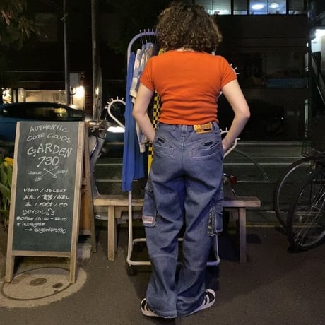 [USED] 00's DUFFS🛹DENIM CARGO PANTS