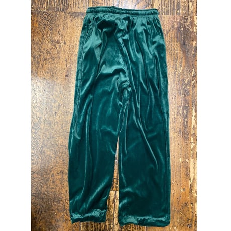 [USED]青みがかったグリーン🫑ベロアPANTS