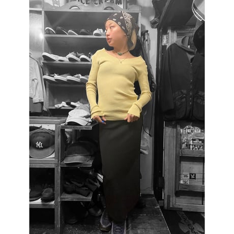 [USED]Lady’s リブトップス💛