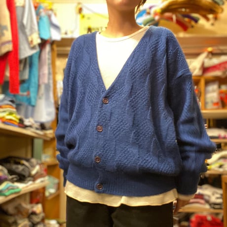 [USED] アルパカ混　ゆるっとアクリルニットカーディガン