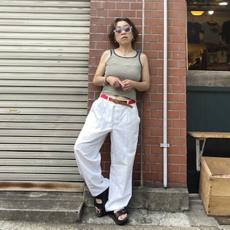 [USED] ドイツ🇩🇪WHITE WORK PANTS(B)
