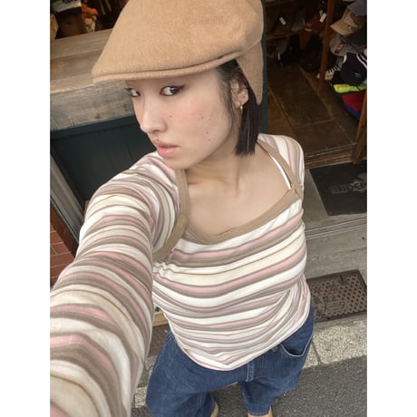 [USED] KANGOL 耳付きハンチング