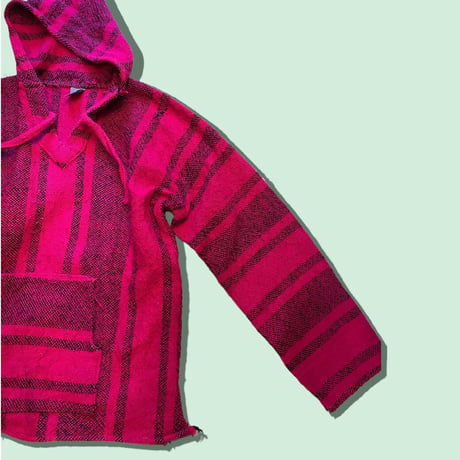 [USED] MEXICAN PARKA 💖NEON PINK/BLACK