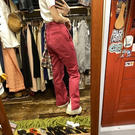 [USED] Dickies レースアップフレアPANTS💗