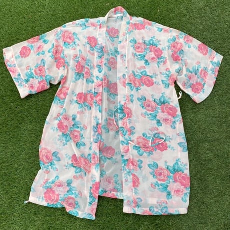 [USED] 花柄シースルーガウン  🌹