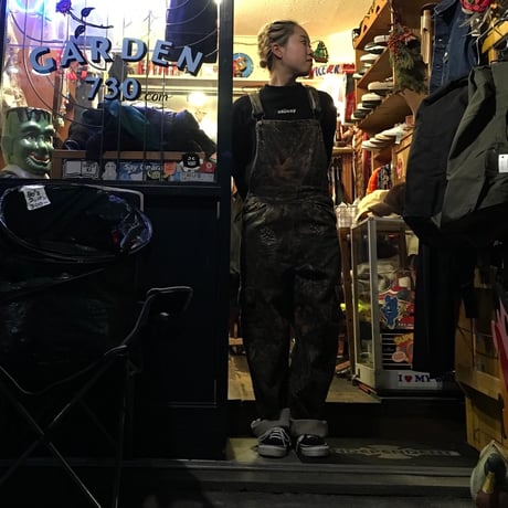 [USED] camouflage柄 オーバーオール