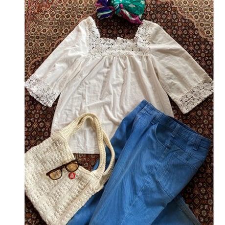 [USED] WHITE cottonチュニック