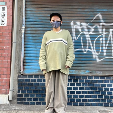 [USED] 00's GAP ボーダー COTTONニット