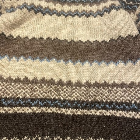 [USED]  ノルディック柄 KNIT