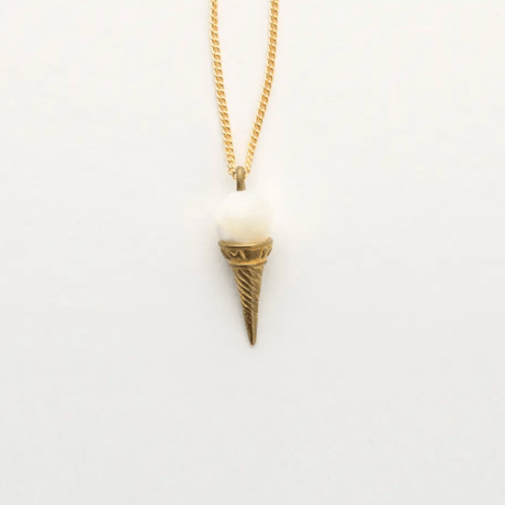 [Aquvii] ”ice cream” NECKLACE / EARRING