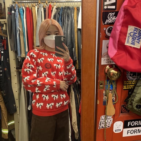 [USED] COW RAGLAN SWEAT🐄❤️