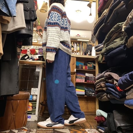 [USED] Fake SUEDE🫐イージーパンツ