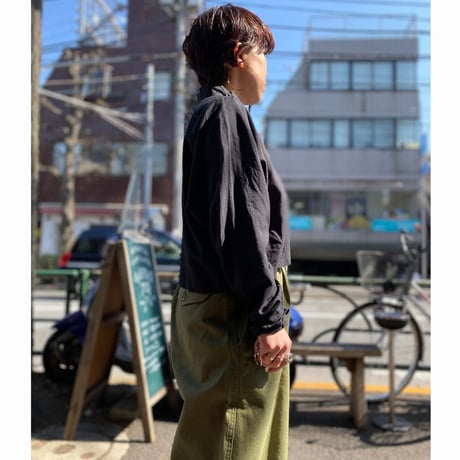 [USED] vintage フロントホック ブラウス