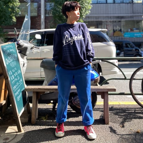 [USED] 80’s Virgnia 袖プリ ロンtee