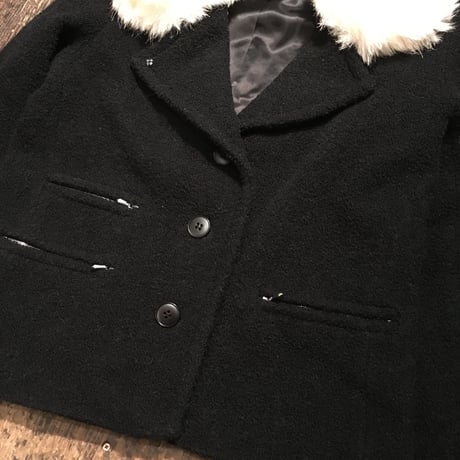 [USED] アニエスb ファー襟付き WOOLジャケット
