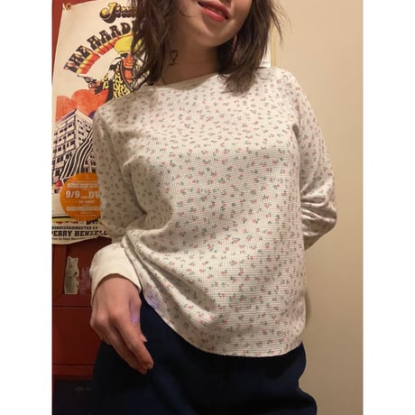 [USED]  小花柄サーマル💐
