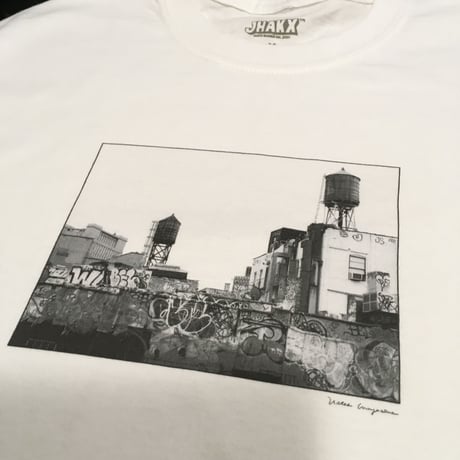[JHAKX]   Notes Magazine x JHAKX  フォトプリ ロンTee