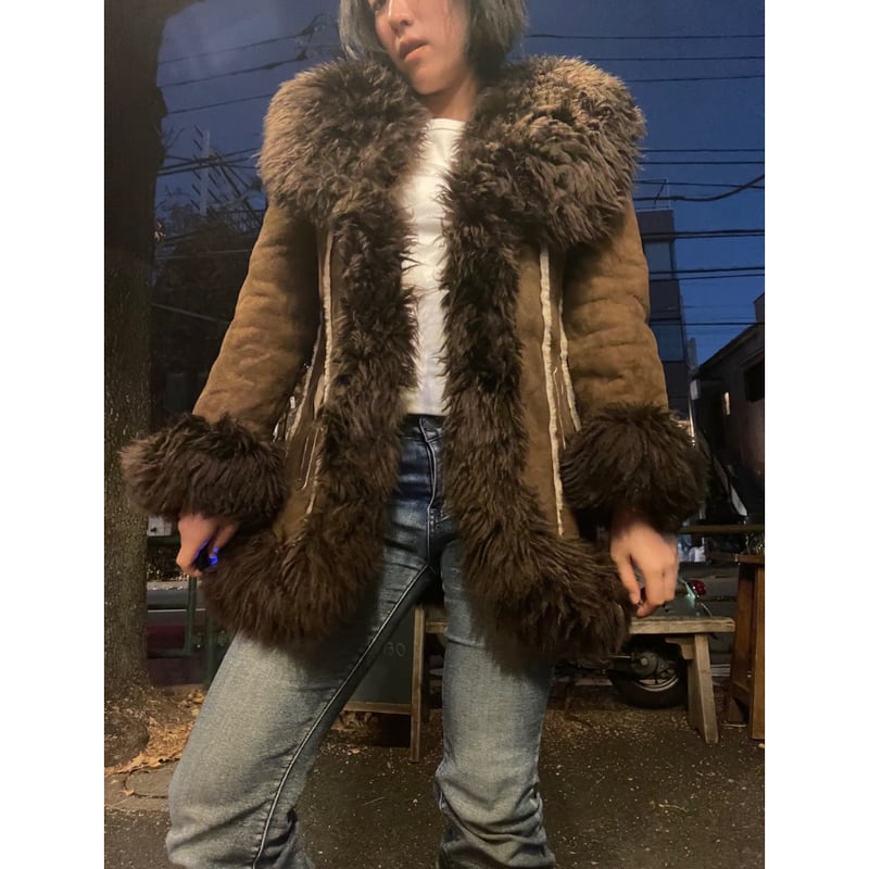 USED] y2k♡ ムートン ファーコート | garden730