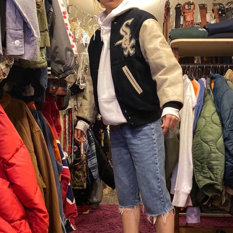 [USED]  ”WHITE SOX” スタジャン