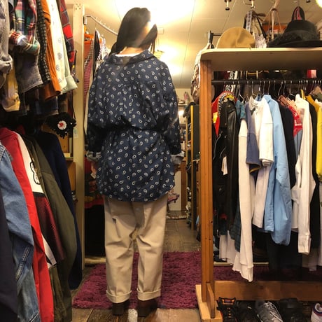 [USED] 90's DOCKERS ペイズリー柄シャツ