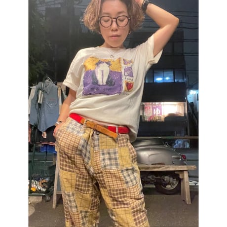 [USED] QUIK SILVER パッチワーク PANTS W34