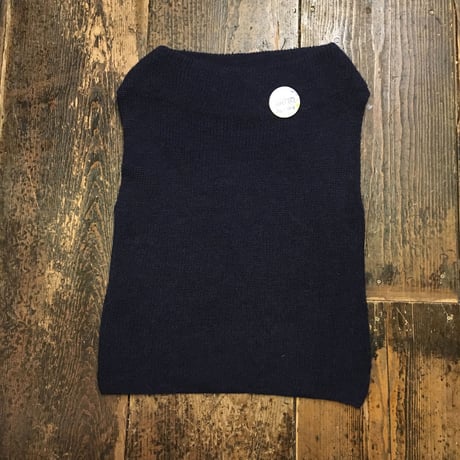 [USED] お洒落な形 NAVY Knit Best