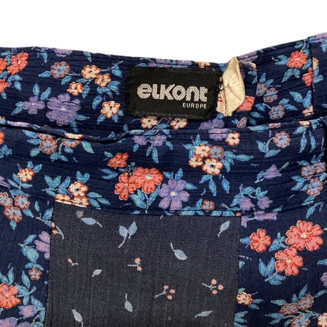 [USED] vintage 花柄 LONG SKIRT