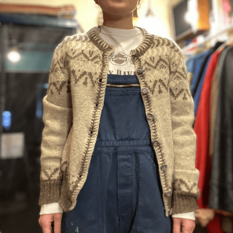 [USED] ブラウンknitカーディガン