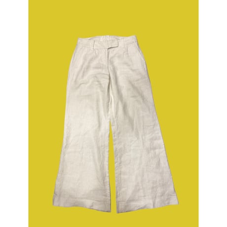 [USED] フレア LINEN PANTS