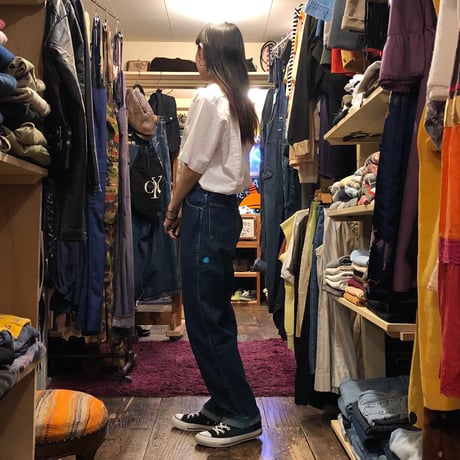 [USED] Wrangler 濃紺 テーパードデニム