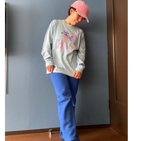 [USED] RUN FOR THE  ZOO プリントロンTee⭐︎