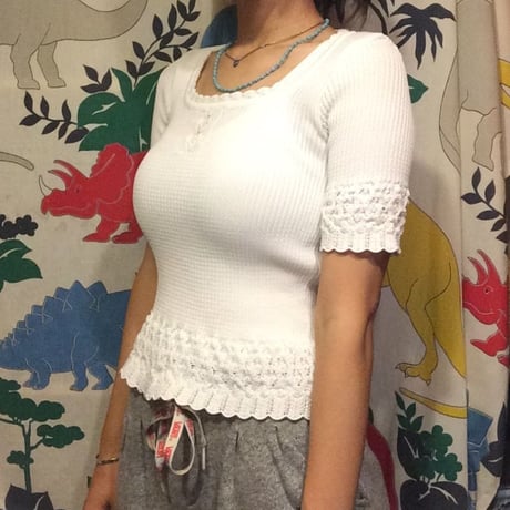 [USED] かわいいニットTOPS