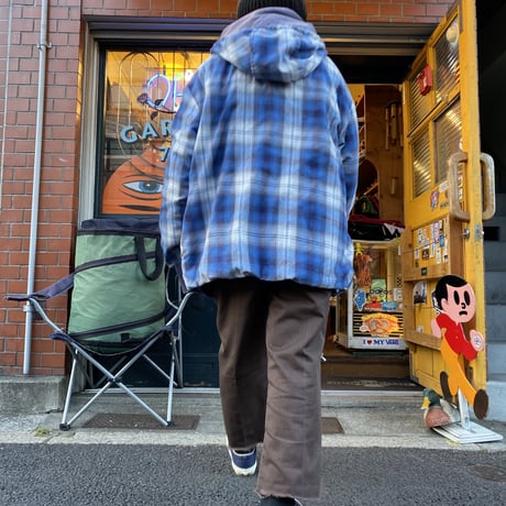 [USED] ネルCHK リバーシブルPARKA