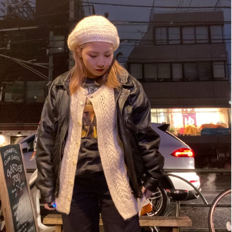 [USED]GOODSIZE!RealLeatherJKT♡