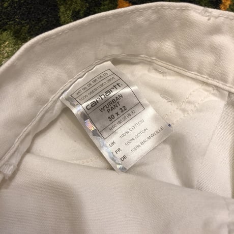 [USED] EURO Carhartt WHITE-Pants