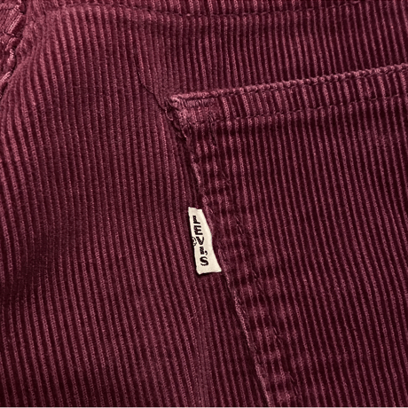 [USED] バーガンディ♡Levis Big“E” コーデュロイパンツ