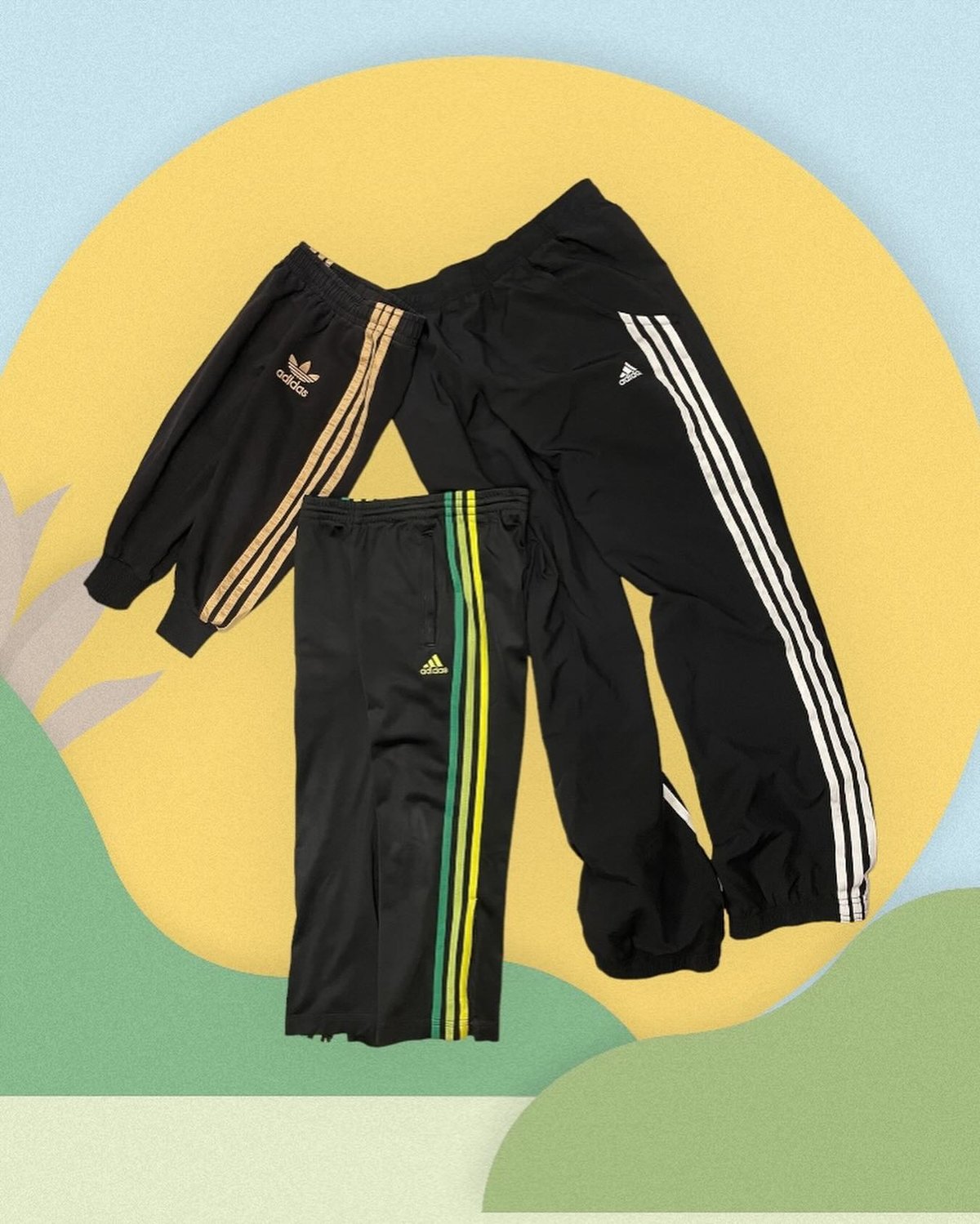 未使用タグ付き✨adidas トラックパンツ　Sサイズ　定価10,670円 即決 上下5XL正規品/新品ブルー日本未発売BIGサイズadidas