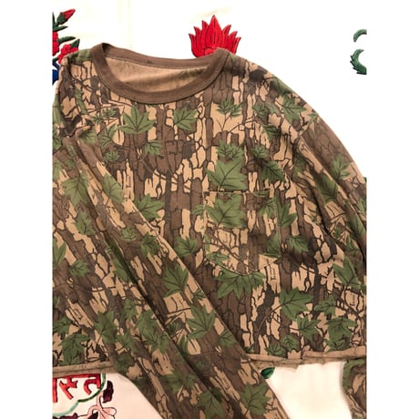 [GARDEN-works ]  SHORT  ロン Tee  "Real Tree  CAMO "