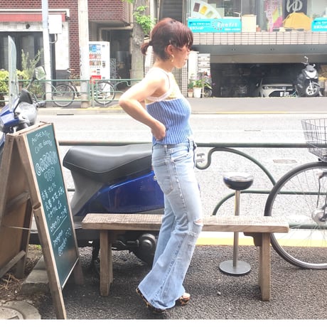 [USED] リブ編みキャミソール