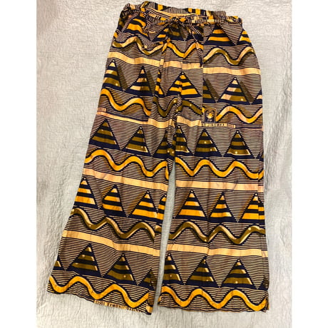 [USED] アフリカンバティックPANTS/ YELLOW