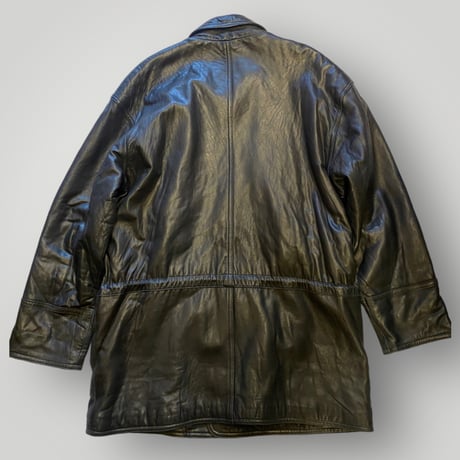 [USED] renoma REAL leather CAR COAT