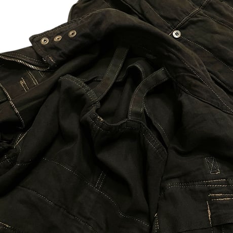 [USED] vintage Switzerland マウンテン CAMO JKT /BLACK染め