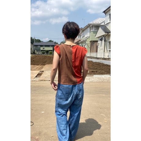 [USED]   2トーンカラーのノースリーブ