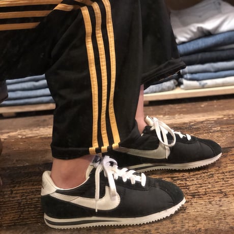 [USED] '97 NIKE  NYLON CORTEZ  BLK /WHT