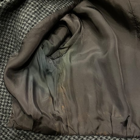 [USED] 千鳥格子WOOLショート丈ジャケット