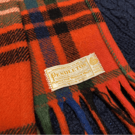[USED] vintage "Pendleton" チェックマフラー