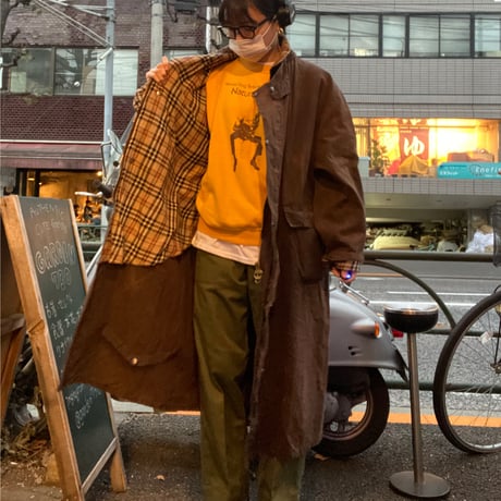 [USED] UK オイルド LONG コート