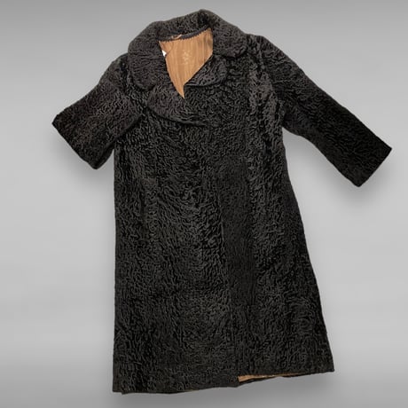 [USED] Vintage! BLACAK アストラカンコート